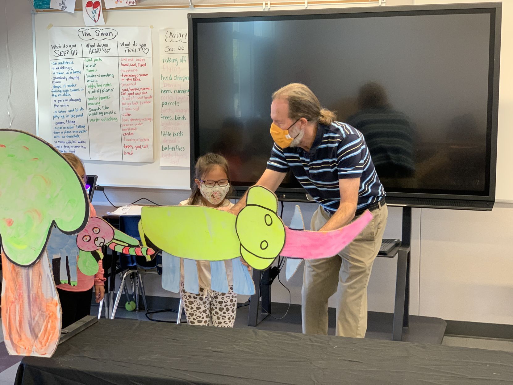 Puppet show at Napa's Willow School
